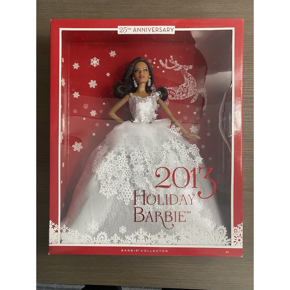 2013 Holiday Barbie Doll 25th Anniversary Holidays Special Edition X8272 NIB
